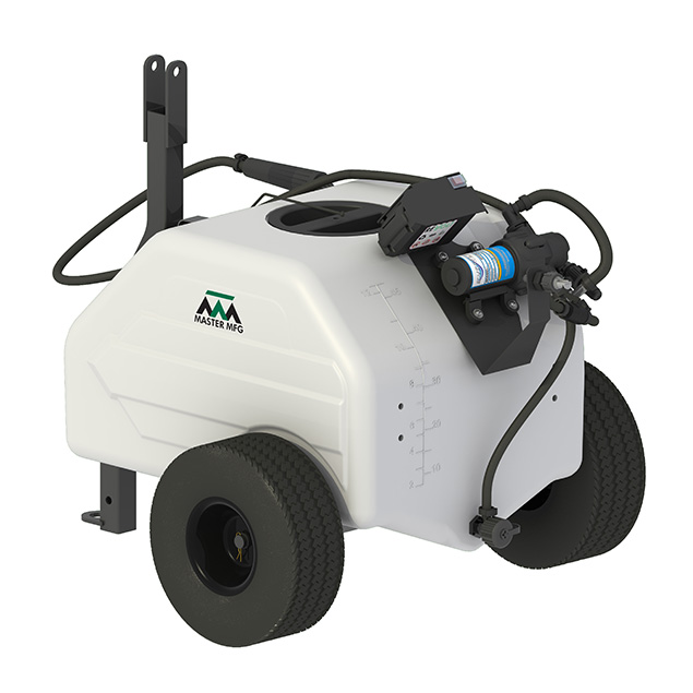 12 Gallon Lawn Trailer Broadcast Sprayer, 84" Swath - Revolt Series