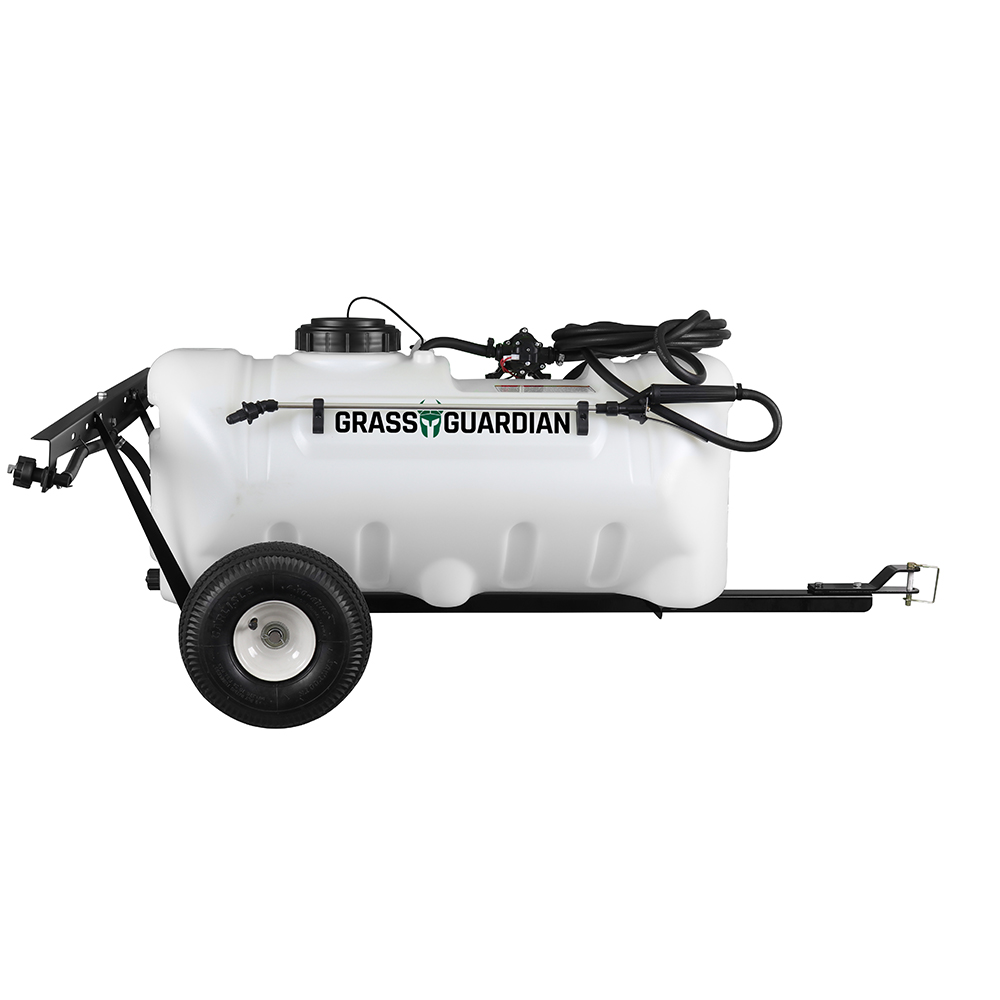 25 Gallon Trailer Broadcast Sprayer, 7 Foot Swath